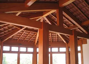 Telhados de madeira